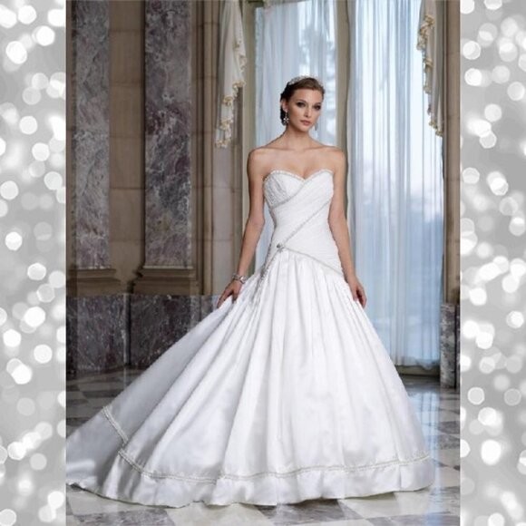 NWT Sophia Tolli Wedding Dress Bridal Gown Lucia - Picture 1 of 5